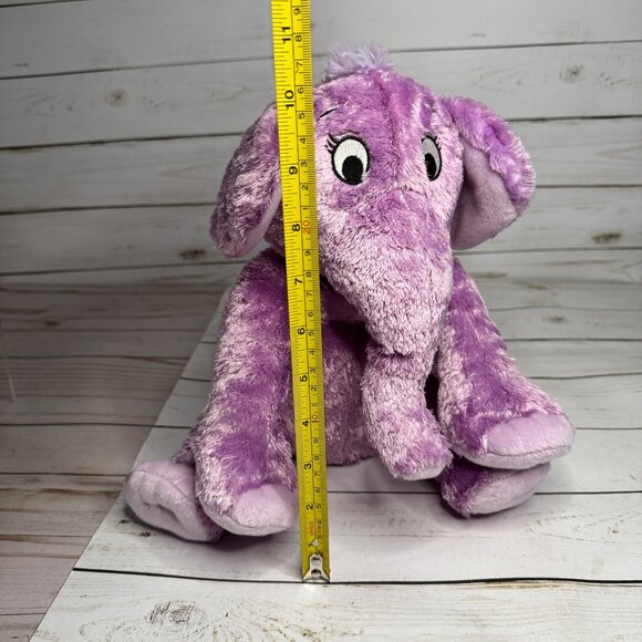 Kohls Cares Purple Elephant Horton Hears a Who Dr Suess Plush Stuffed Animal Toy - Picture 6 of 7